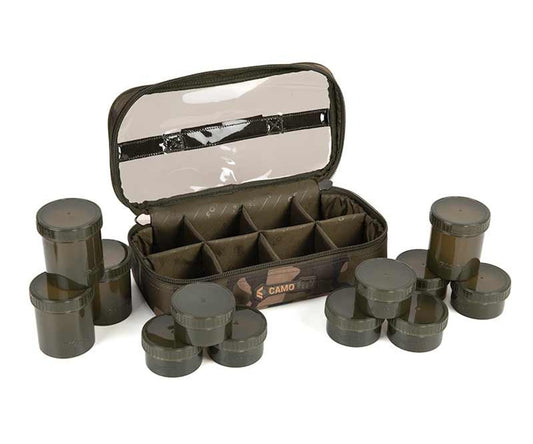 Органайзер за подхранки Fox Camolite 12 Pot Hookbait Case