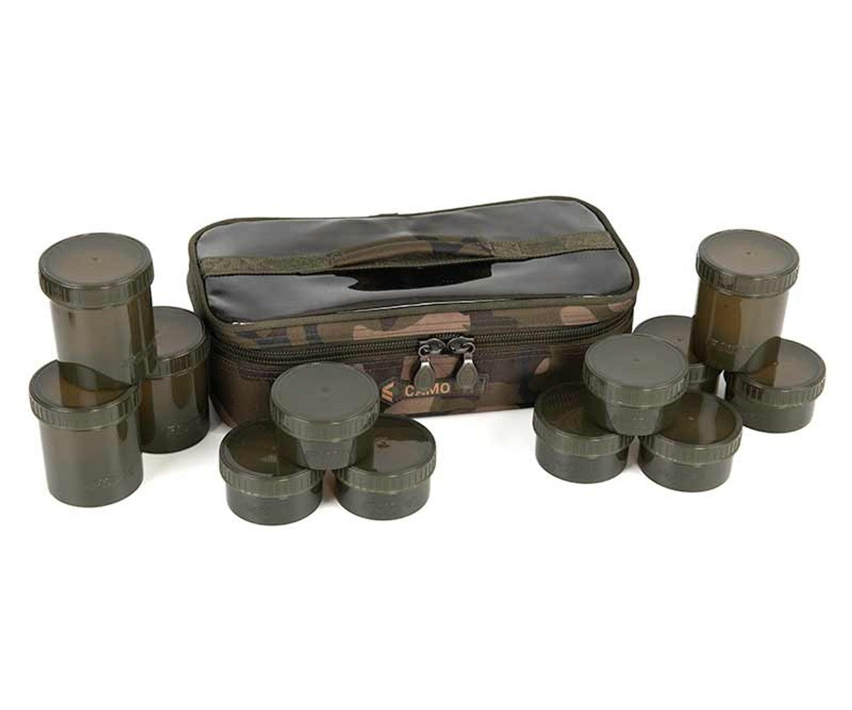 Органайзер за подхранки Fox Camolite 12 Pot Hookbait Case