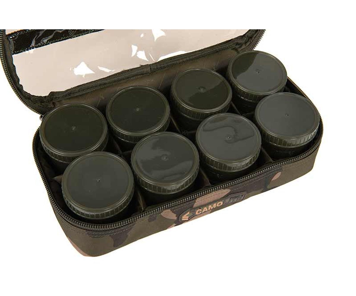 Органайзер за подхранки Fox Camolite 12 Pot Hookbait Case