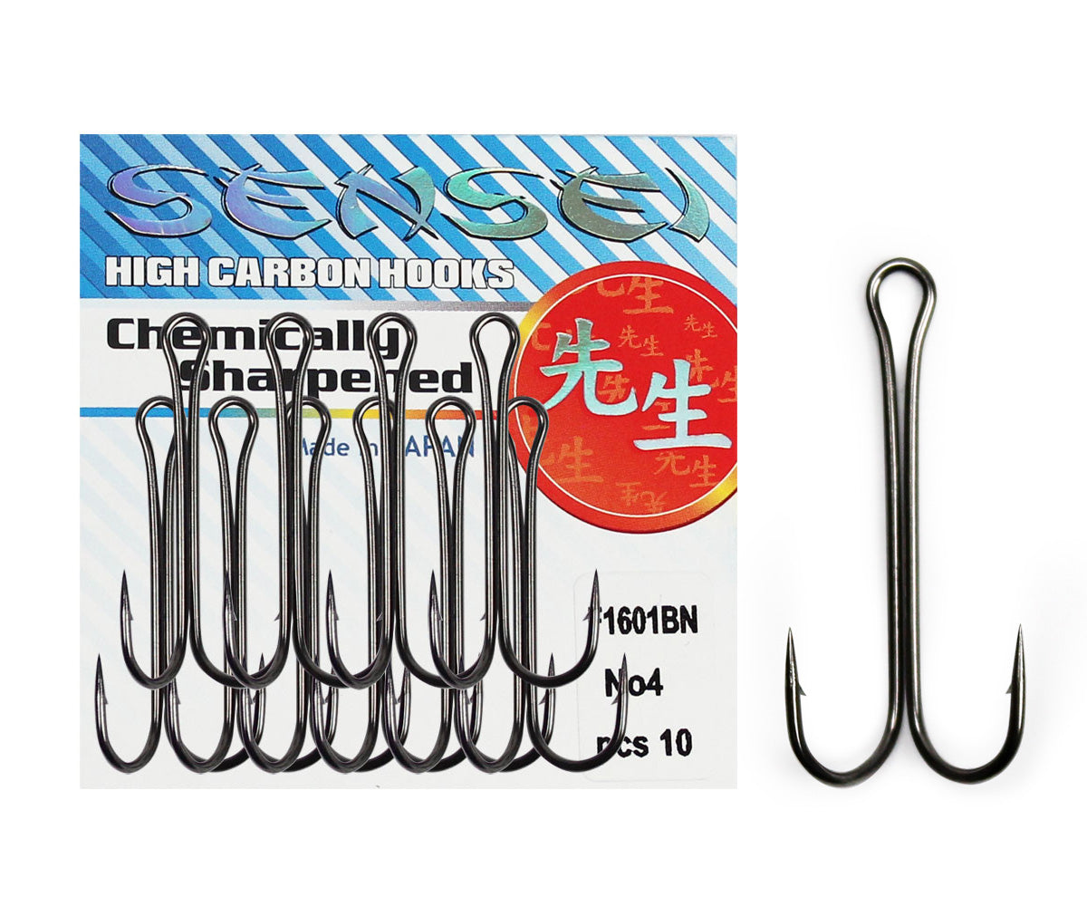 Двойни куки Sensei Blue - F1601BN