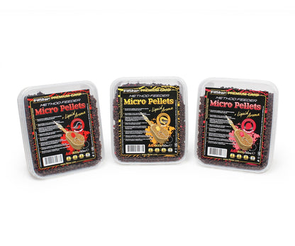 Микро пелети микс + Течен ароматизатор FilStar Premium Carp Method Feeder