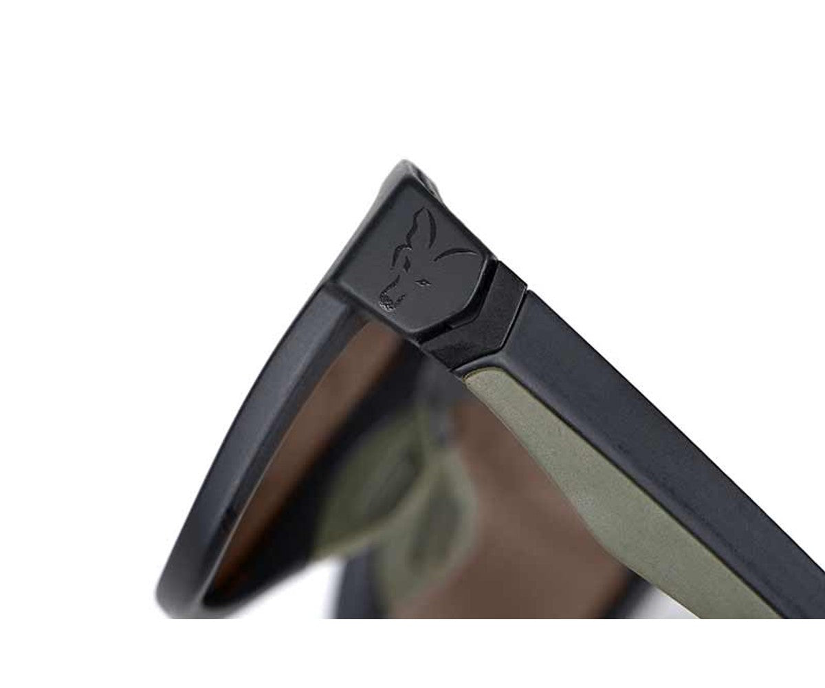 Очила Fox Collection Green & Black Shades - Brown Lens