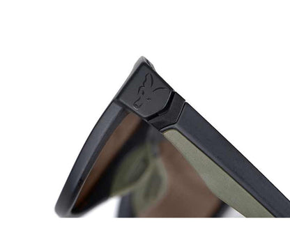 Очила Fox Collection Green & Black Shades - Brown Lens