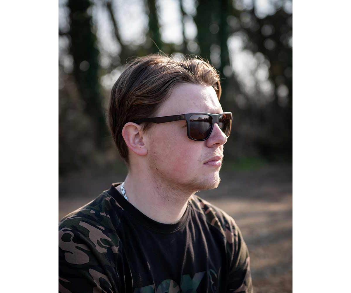Очила Fox Avius Trans Khaki - Brown Lens