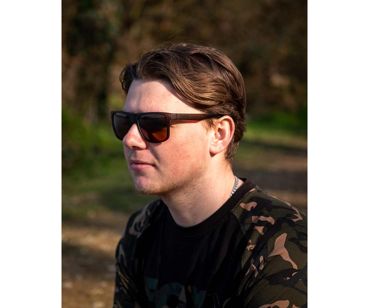Очила Fox Avius Trans Khaki - Brown Lens