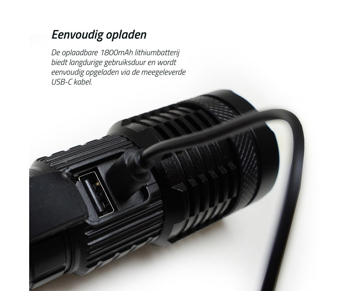 Фенер Faith High Power 10W Laser LED Flashlight Rechargeable
