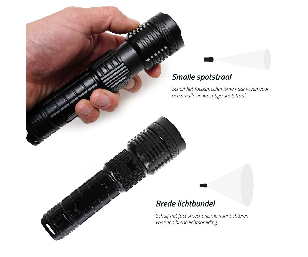 Фенер Faith High Power 10W Laser LED Flashlight Rechargeable