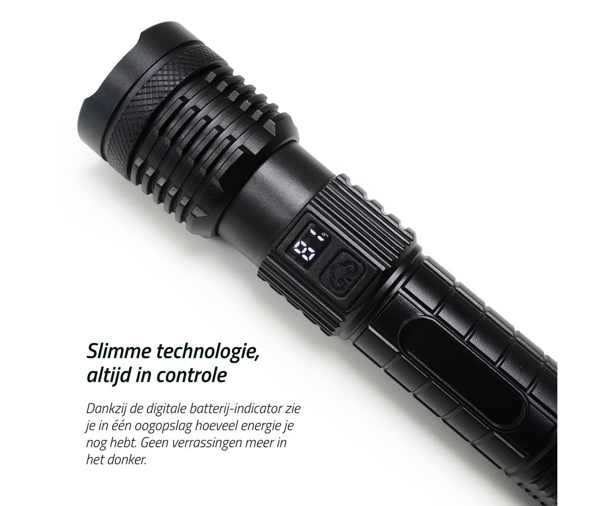 Фенер Faith High Power 10W Laser LED Flashlight Rechargeable