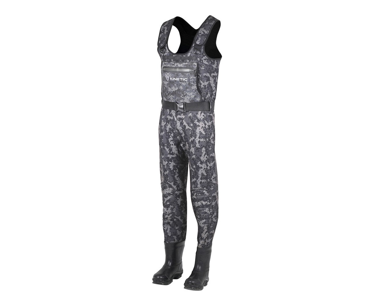 Неопренов гащеризон Kinetic Neorush Bootfoot (C) - Grey Camo
