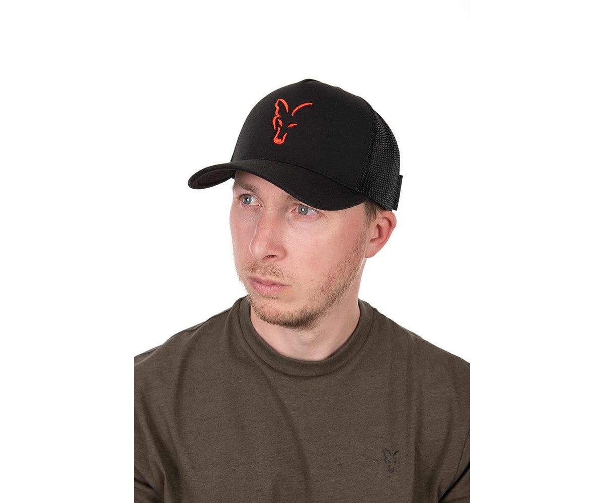 Шапка Fox Collection Trucker Cap Black/Orange