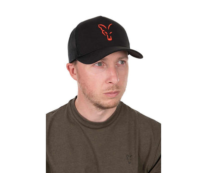 Шапка Fox Collection Trucker Cap Black/Orange
