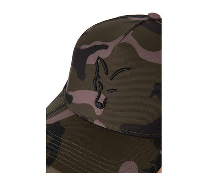 Шапка Fox Black / Camo Trucker