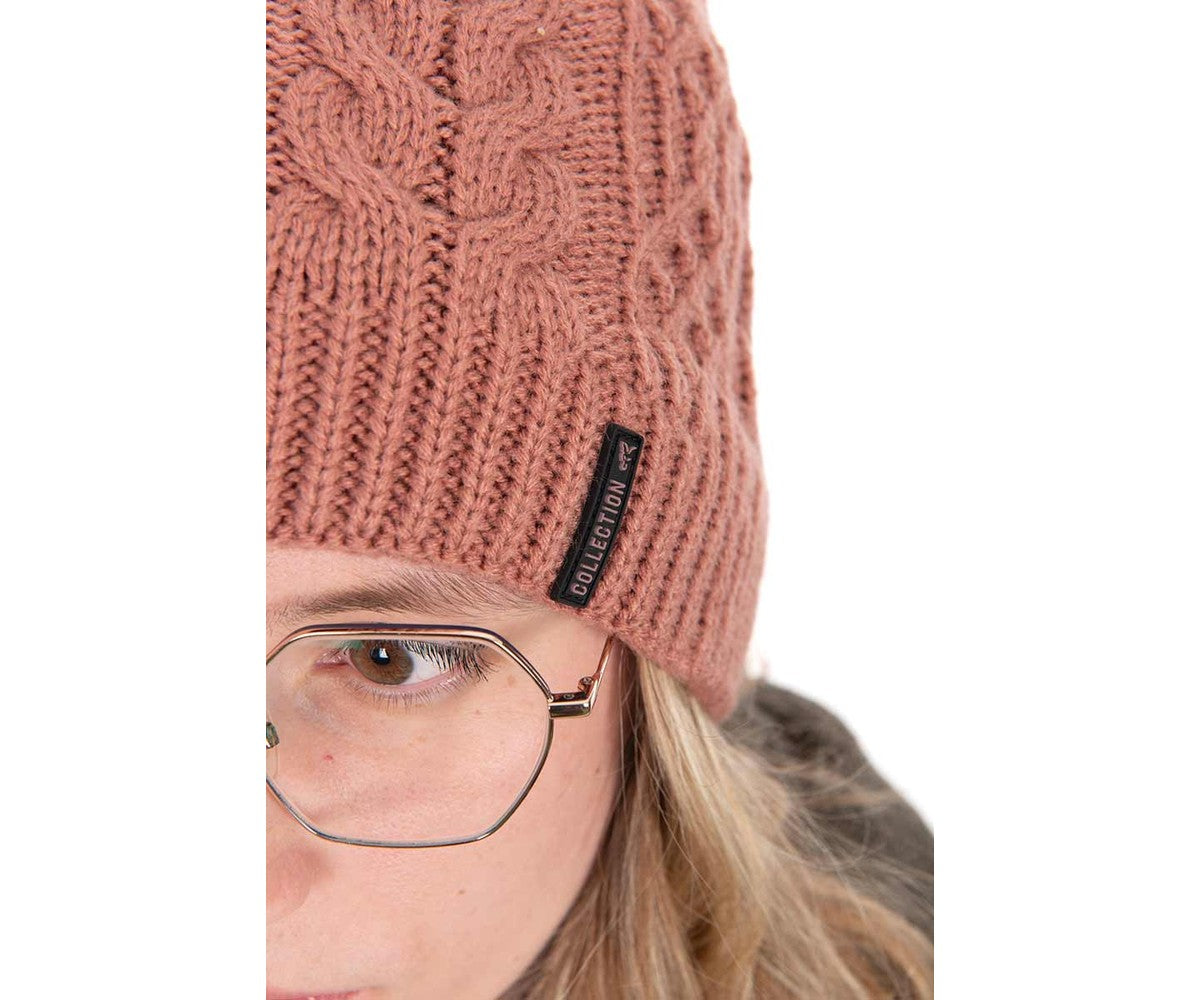 Шапка Fox Ladies Knitted Bobble Hat