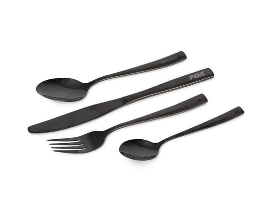 Комплект прибори за хранене Fox Cooware Black Stainless Cutlery Set