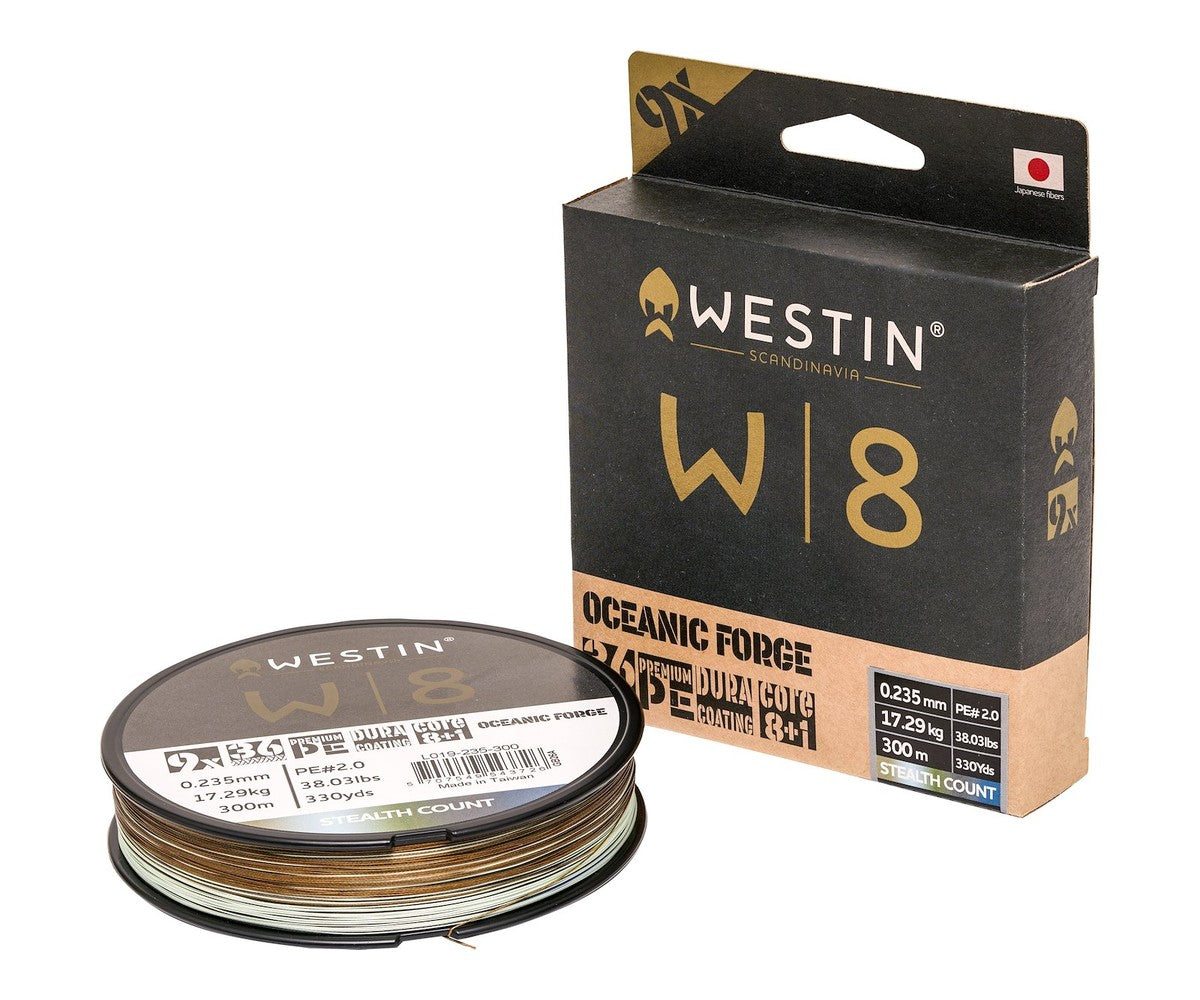 Влакно плетено Westin W8 9-Braid Oceanic Forge
