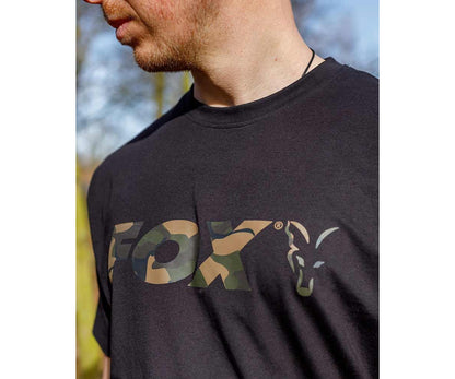 Тениска Fox Black Camo Logo T-Shirt