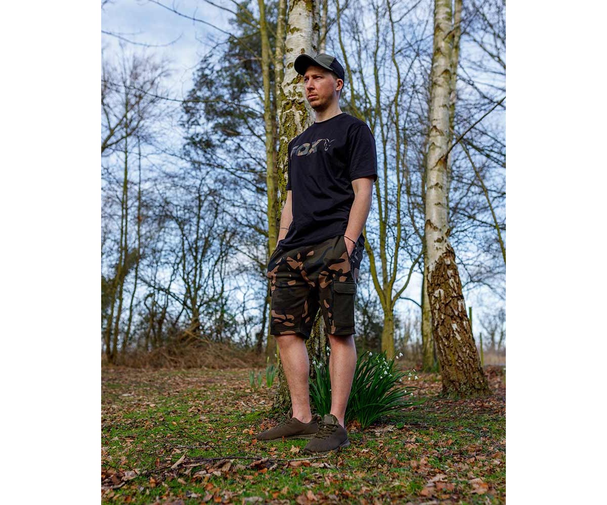 Тениска Fox Black Camo Logo T-Shirt
