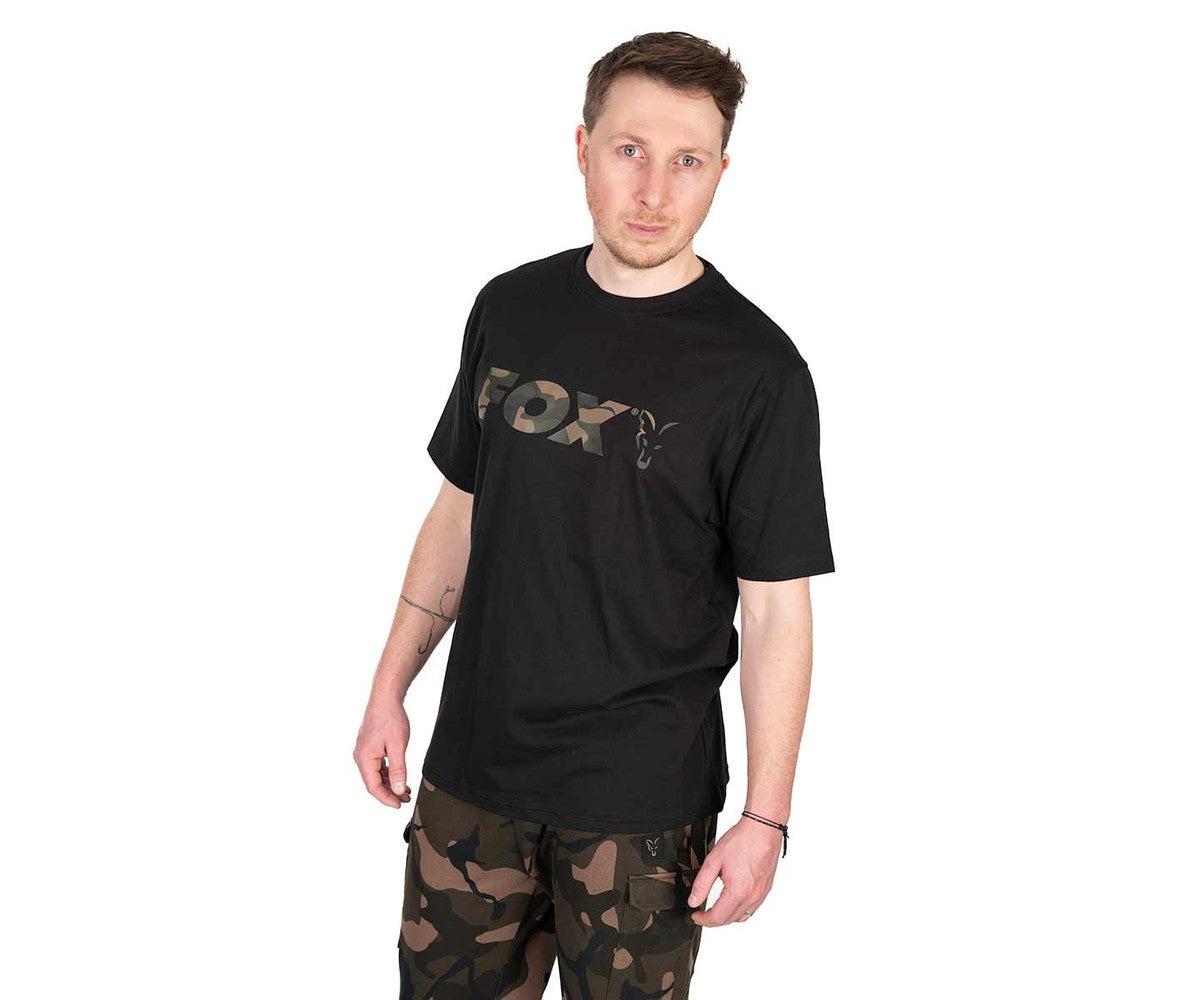 Тениска Fox Black Camo Logo T-Shirt