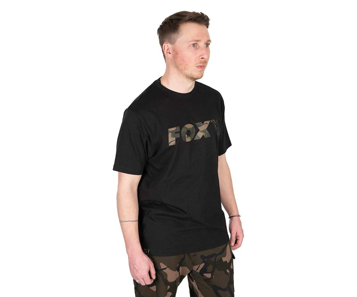 Тениска Fox Black Camo Logo T-Shirt