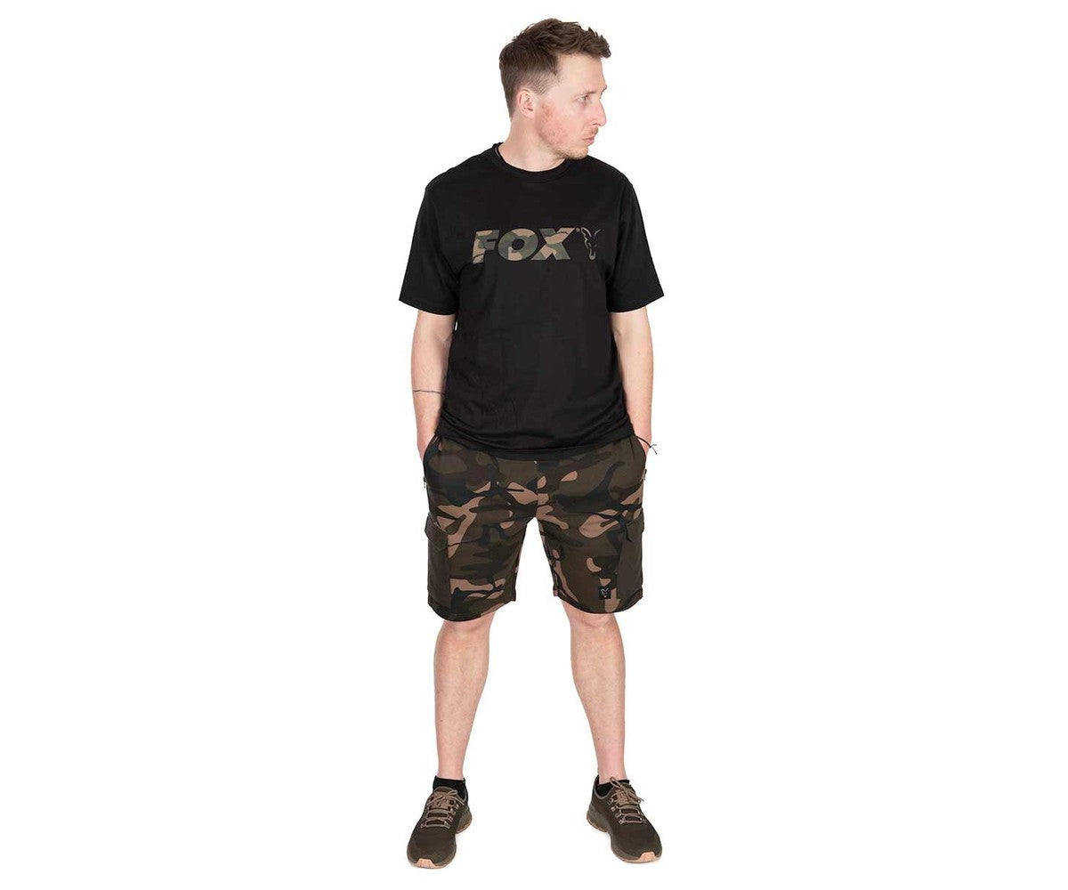 Тениска Fox Black Camo Logo T-Shirt