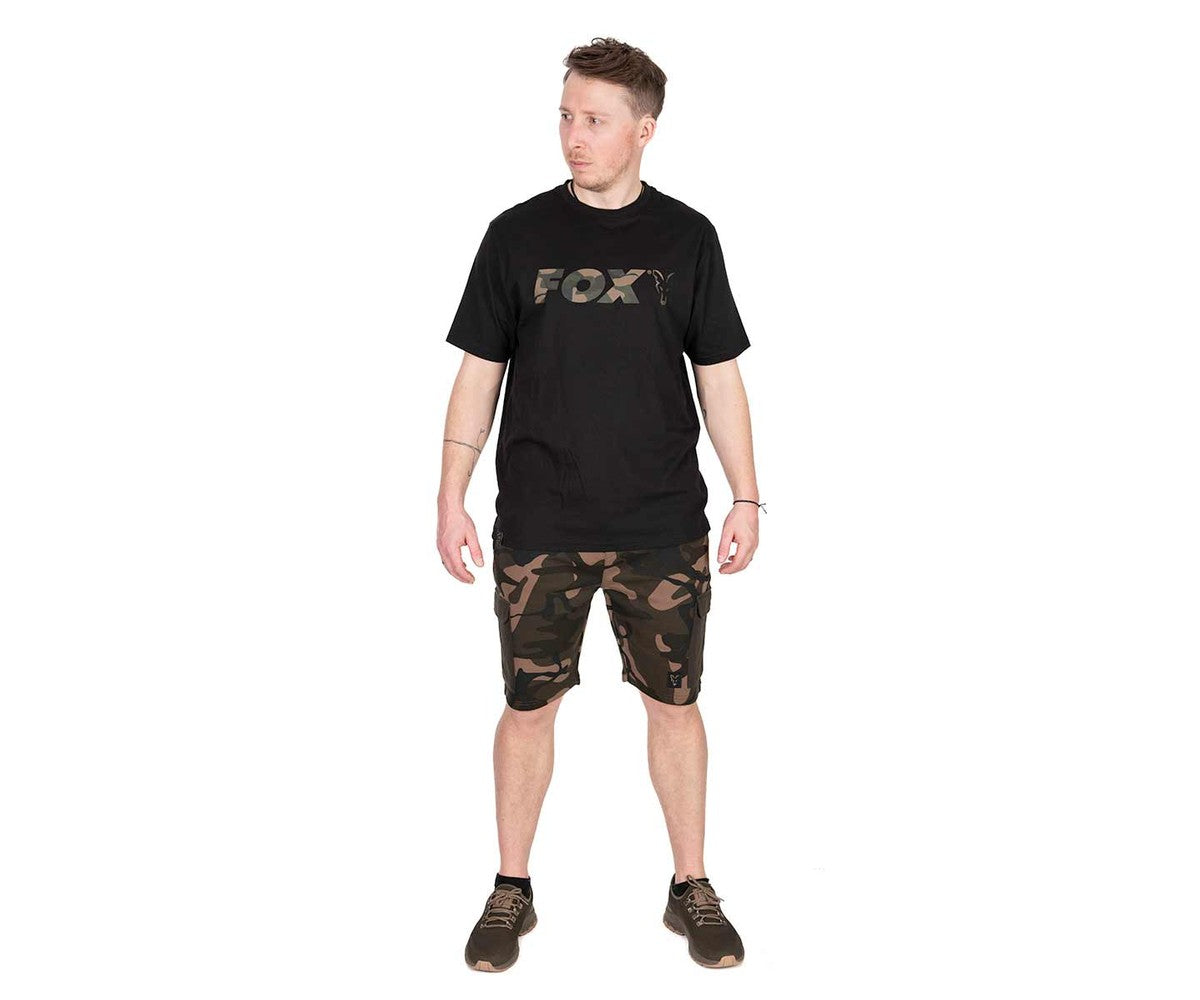 Тениска Fox Black Camo Logo T-Shirt