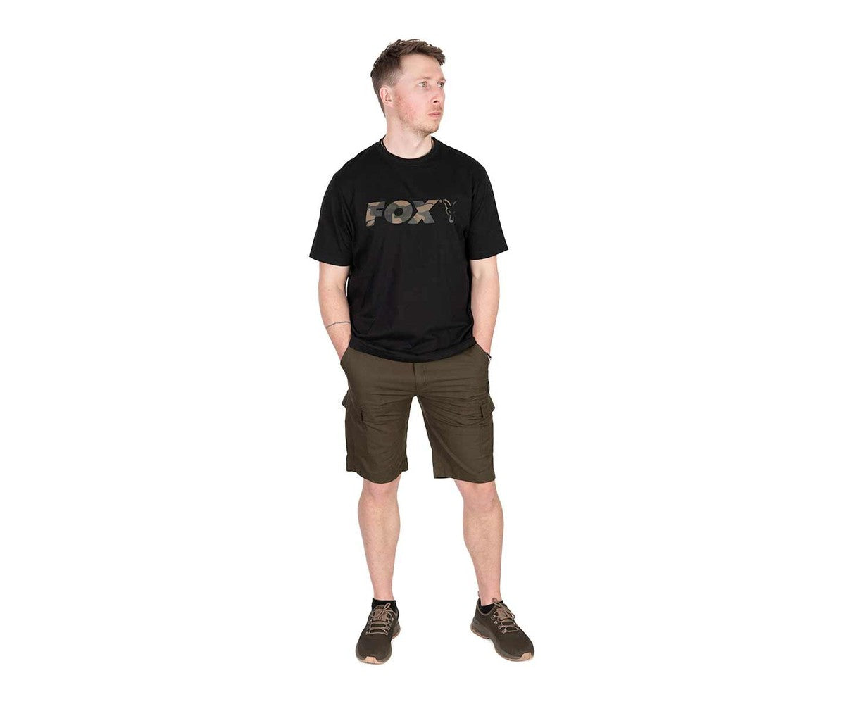 Тениска Fox Black Camo Logo T-Shirt