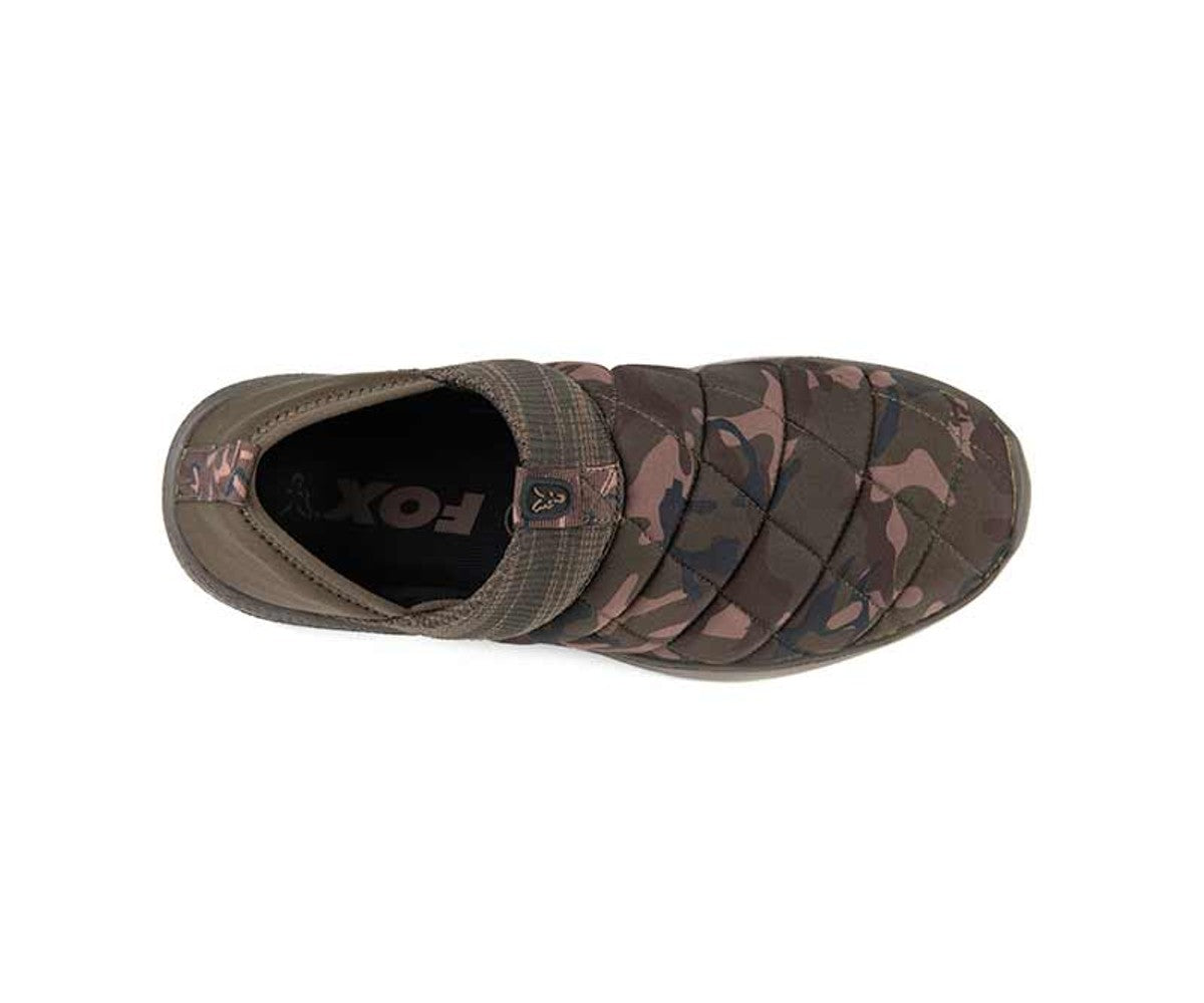 Пантофи за къмпинг Fox Camo/Khaki Bivvy Slippers