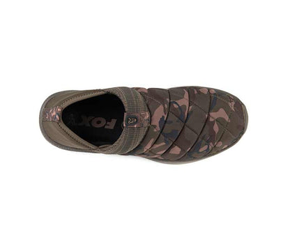 Пантофи за къмпинг Fox Camo/Khaki Bivvy Slippers