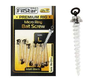 Винт за стръв Premium Rig Micro Ring Bait Screw FN-C01