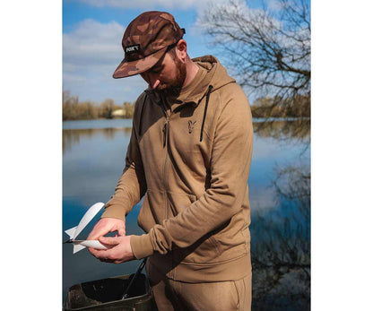 Суичър Fox Collection LW Zip Hoody - Tan Ltd