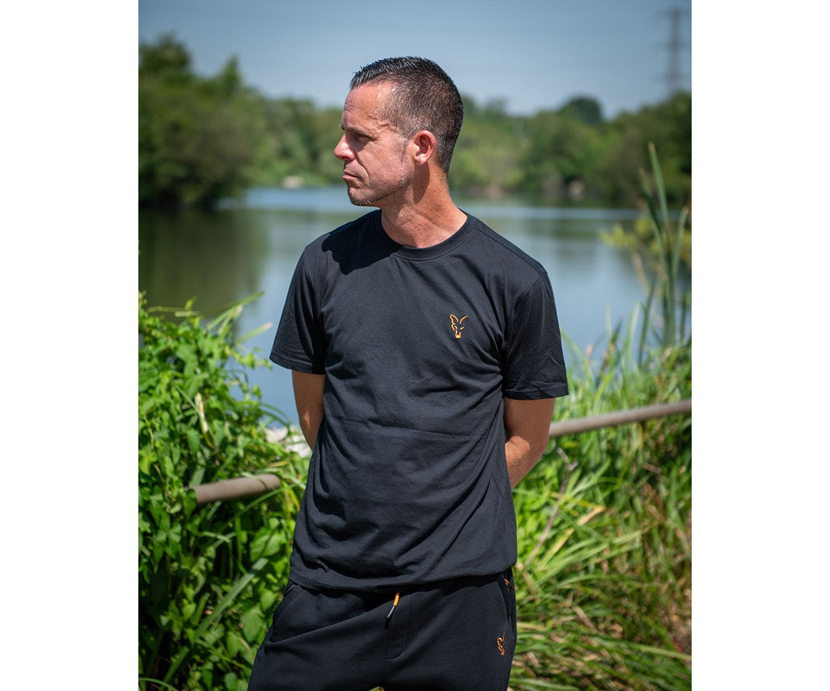 Тениска Fox Classic T - Black / Orange