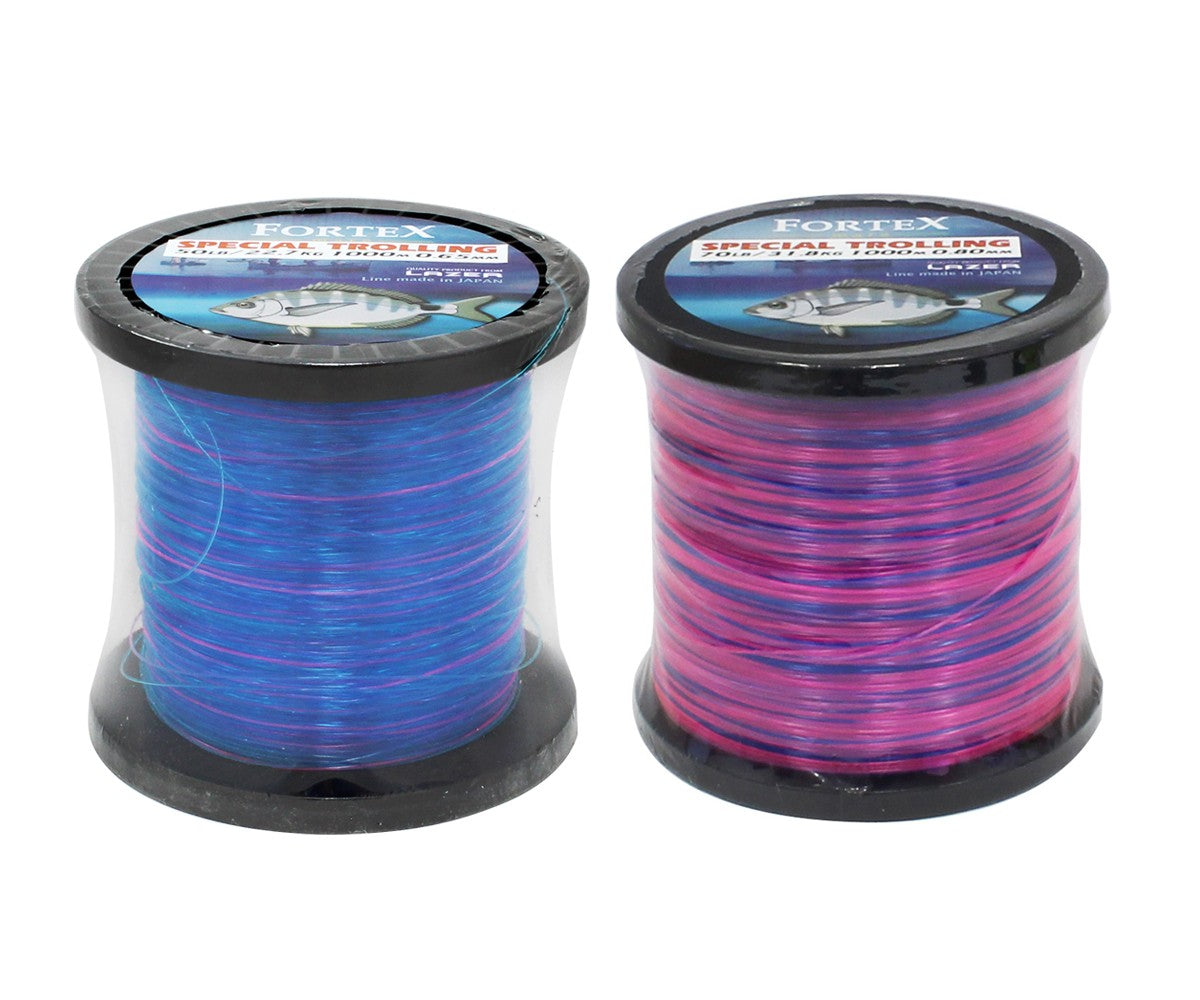 Монофилно влакно Fortex Mare Trolling - Pink / Blue