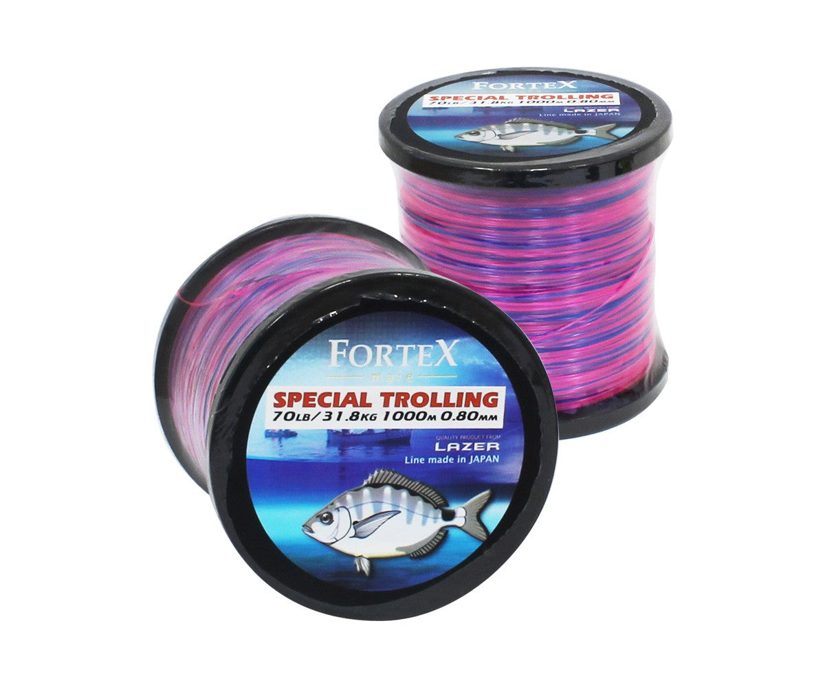 Монофилно влакно Fortex Mare Trolling - Pink / Blue