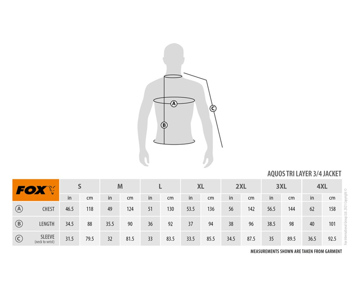 Яке Fox Aquos Tri Layer 3/4 Jacket