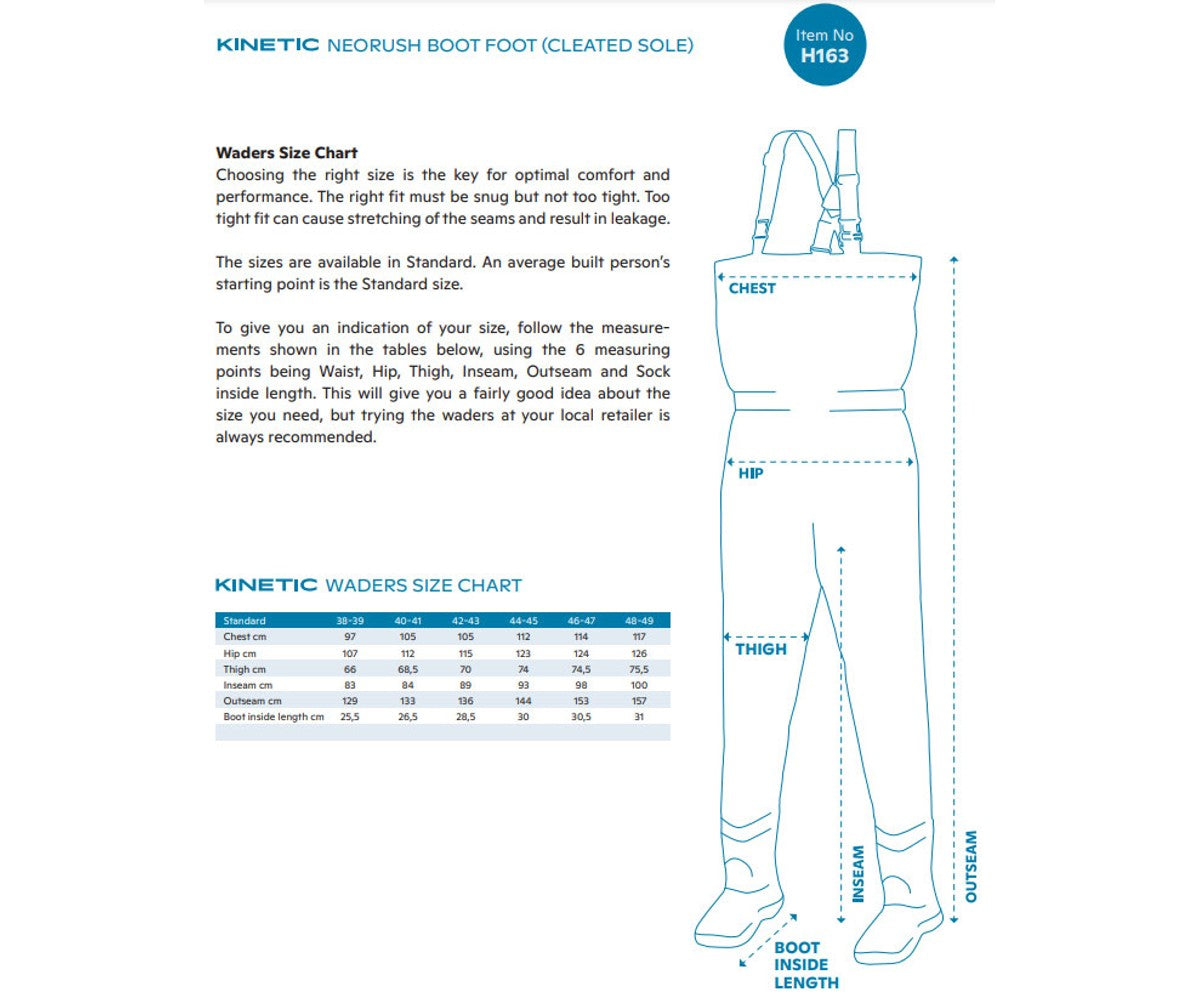 Неопренов гащеризон Kinetic Neorush Bootfoot (P)
