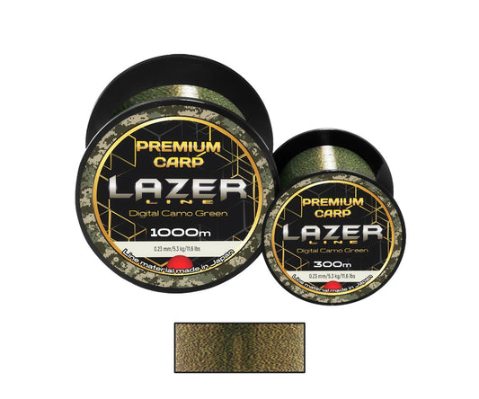 Монофилно влакно Lazer Premium Carp - Digital Camo Green