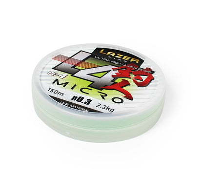 Плетено влакно Lazer PE L4 Micro Fluo Green