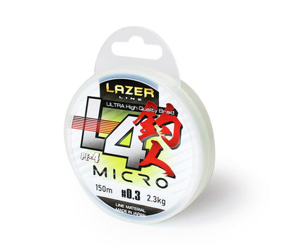 Плетено влакно Lazer PE L4 Micro Fluo Green