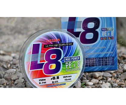 Плетено влакно Lazer PE L8 Multicolour