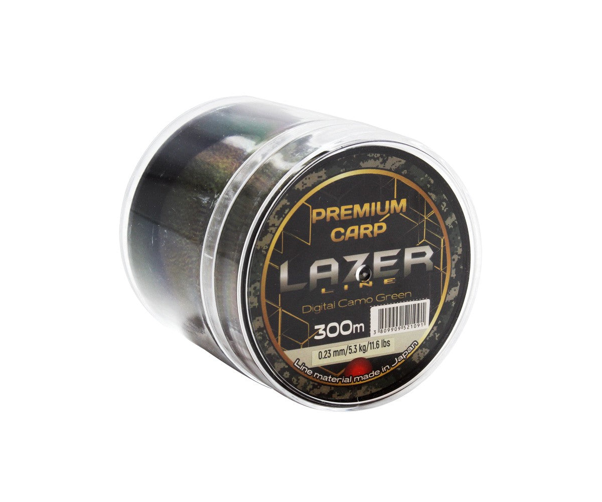 Монофилно влакно Lazer Premium Carp - Digital Camo Green
