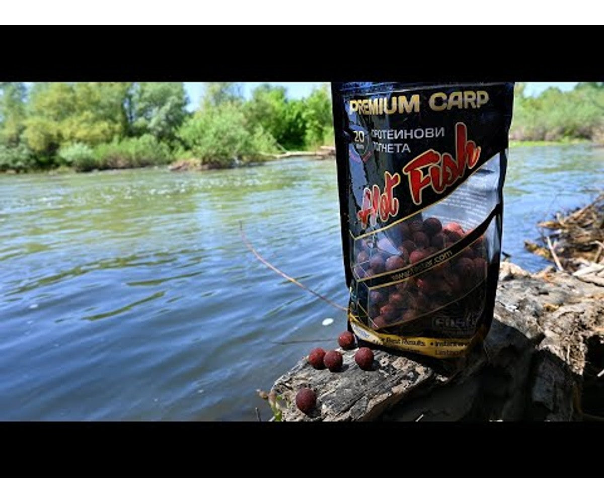 Протеинови топчета FilStar Premium Carp - Hot Fish
