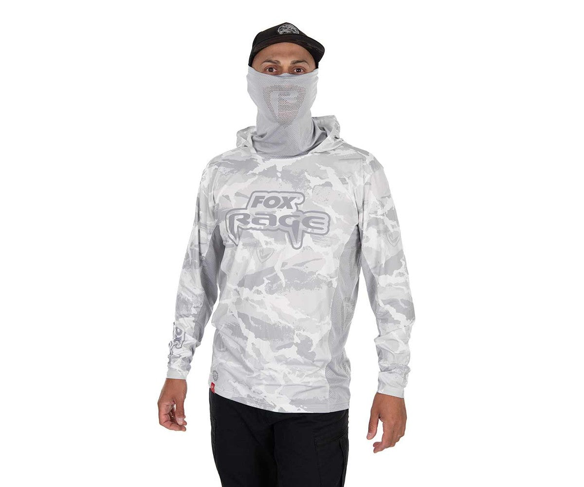 Слънцезащитна блуза Fox Rage UV Hooded Light Cam Top