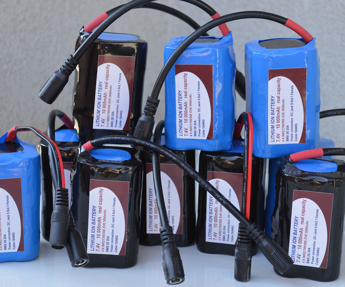 Батерия за лодка за захранка 10000 mAh, 7.4 V