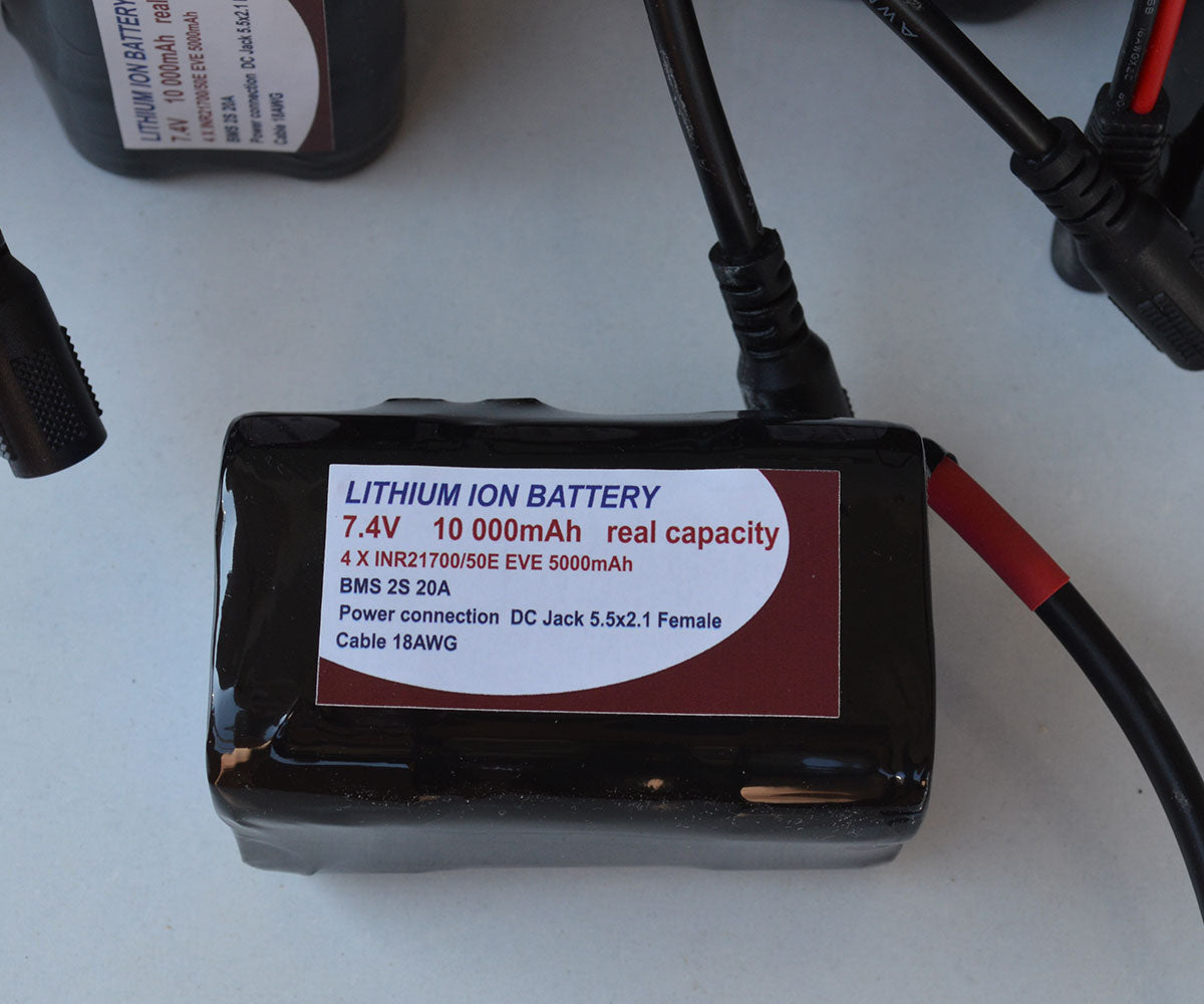 Батерия за лодка за захранка 10000 mAh, 7.4 V