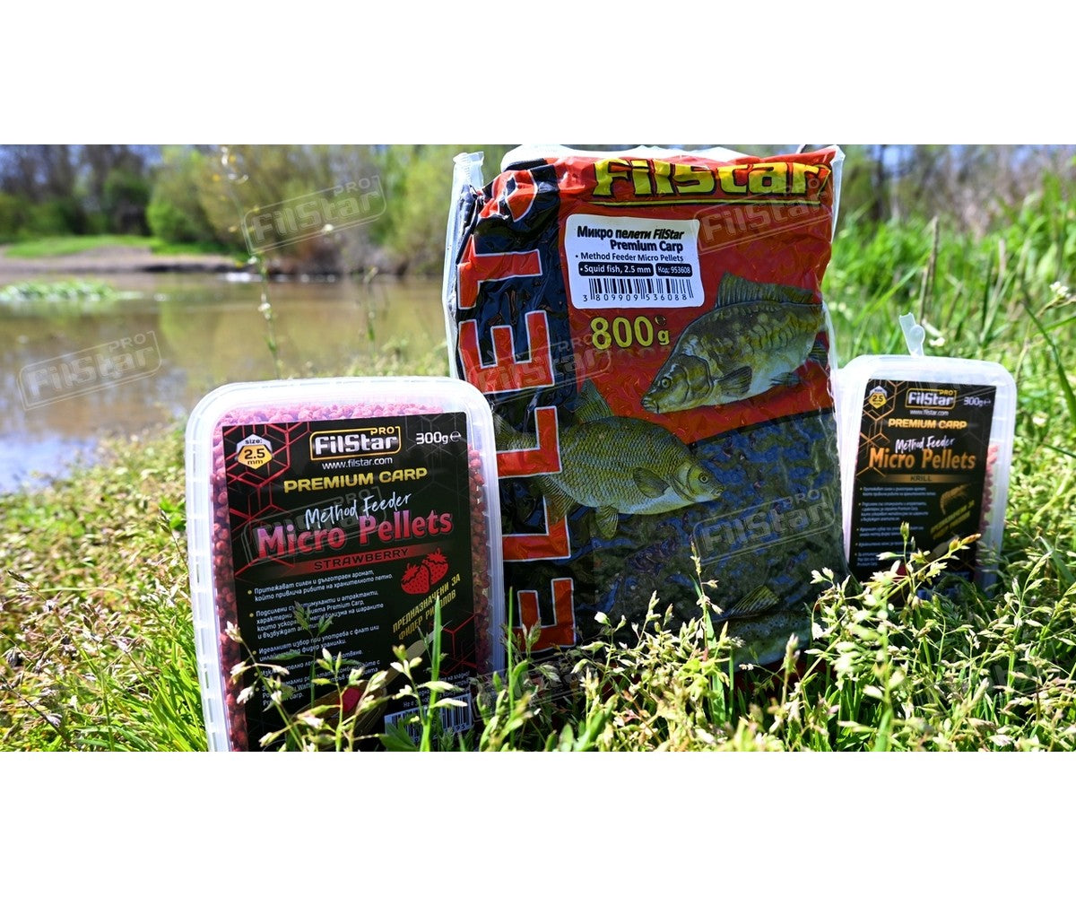 Микро пелети FilStar Premium Carp Method Feeder Micro Pellets